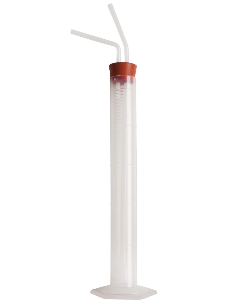 Gas Washing Bottle with Fritware Dispersion Disc