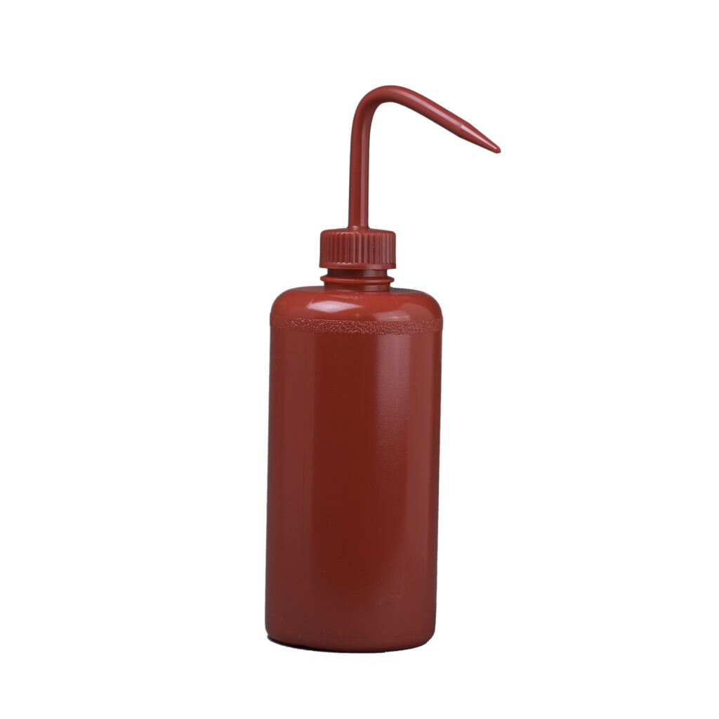 Red Wash Bottles