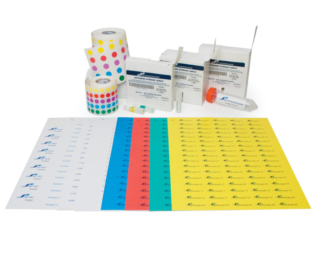 Cryogenic Storage Labels