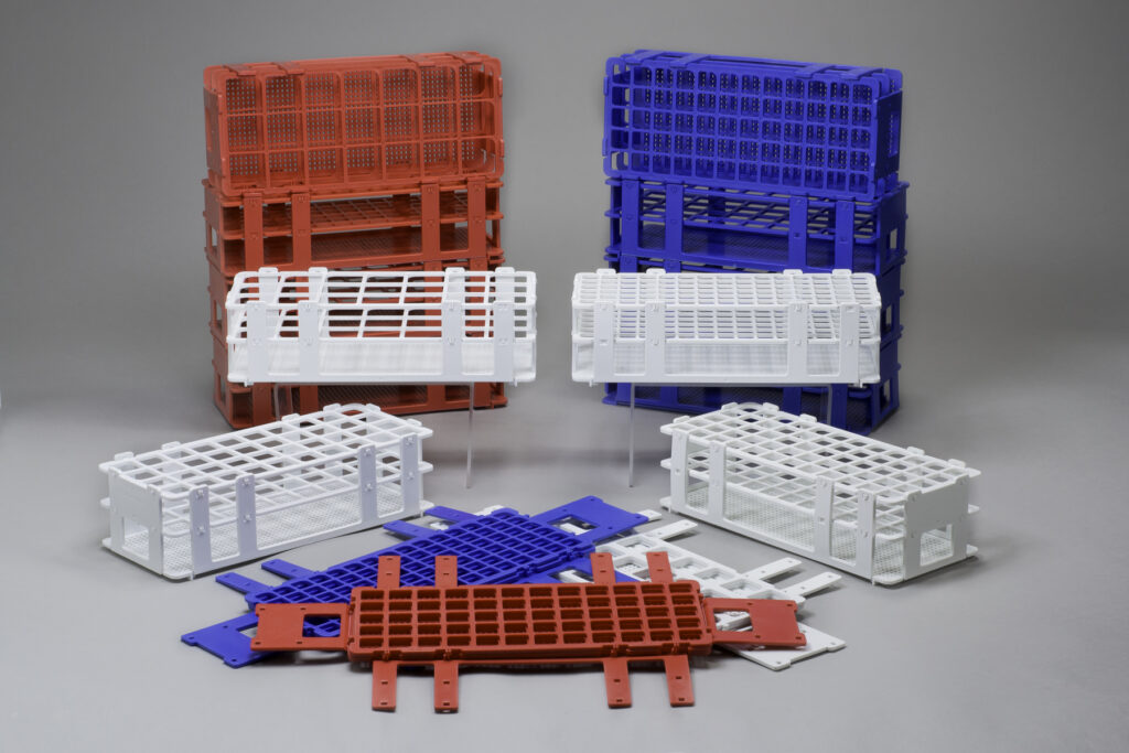No-Wire Test Tube Racks