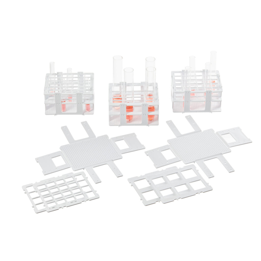 No-Wire Test Tube Half Racks
