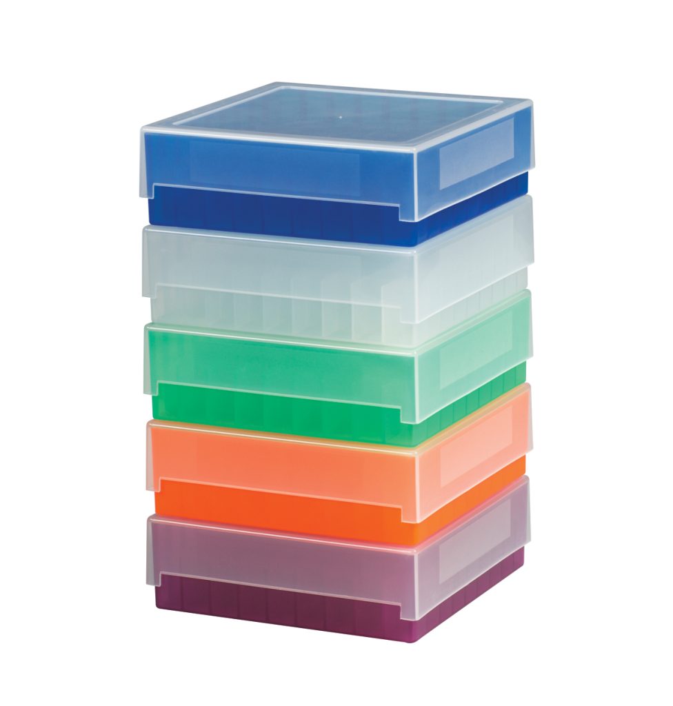 81-Place Polypropylene Freezer Storage Boxes