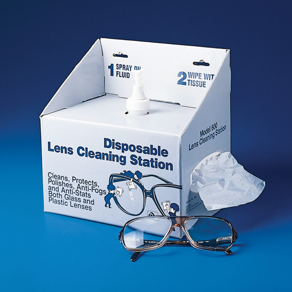 Disposable Lens Cleaning Station