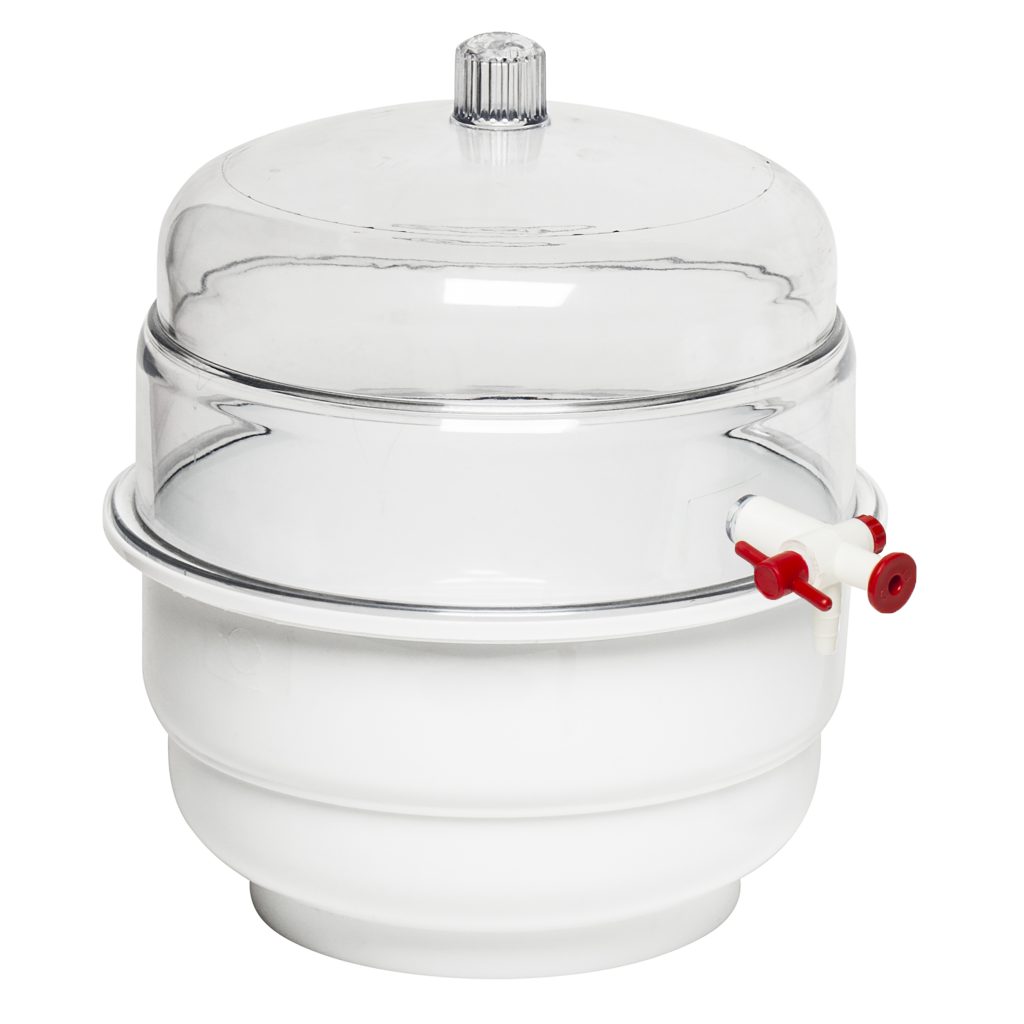 “Space Saver” Vacuum Desiccators