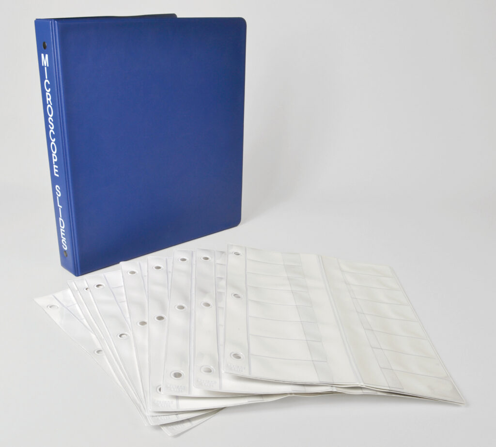 View-Pack Microscope Slide Holder with Ring Binder