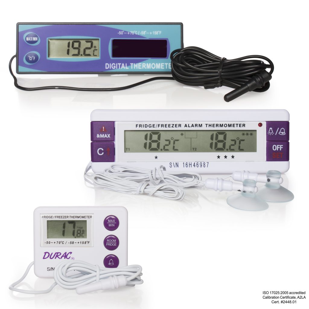 H-B DURAC® Calibrated Electronic Thermometers with Waterproof Sensor