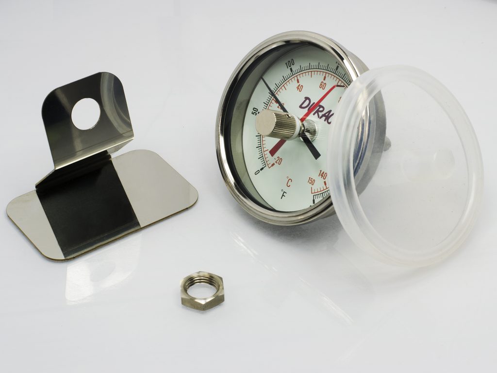 H-B DURAC® Maximum Registering / Autoclave Bi-Metal Thermometer