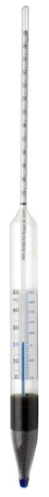 H-B DURAC® Safety Brix Sugar Scale Combined Form Thermo-Hydrometers; Traceable to NIST