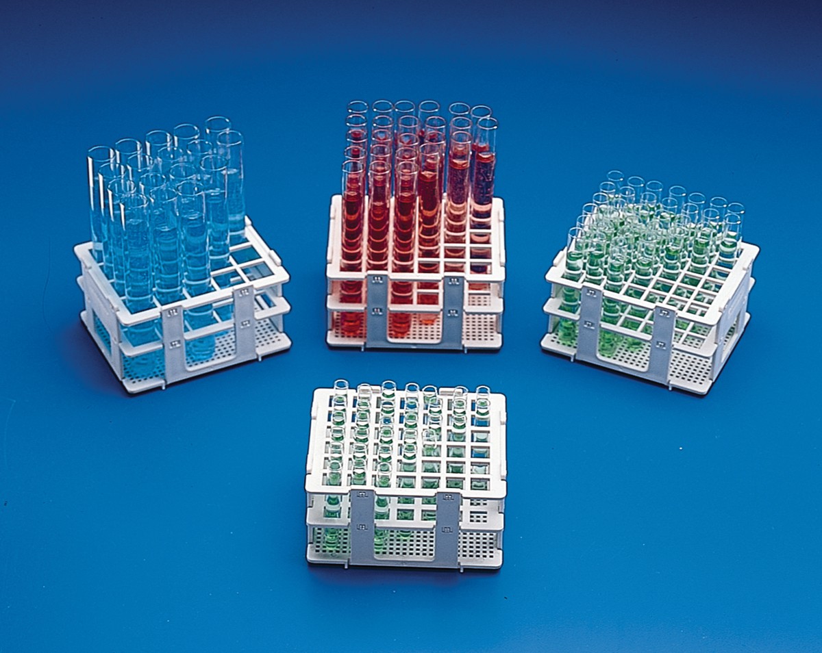 SP Bel-Art No-Wire Test Tube Half Rack; For 13-16mm Tubes, 30 Places