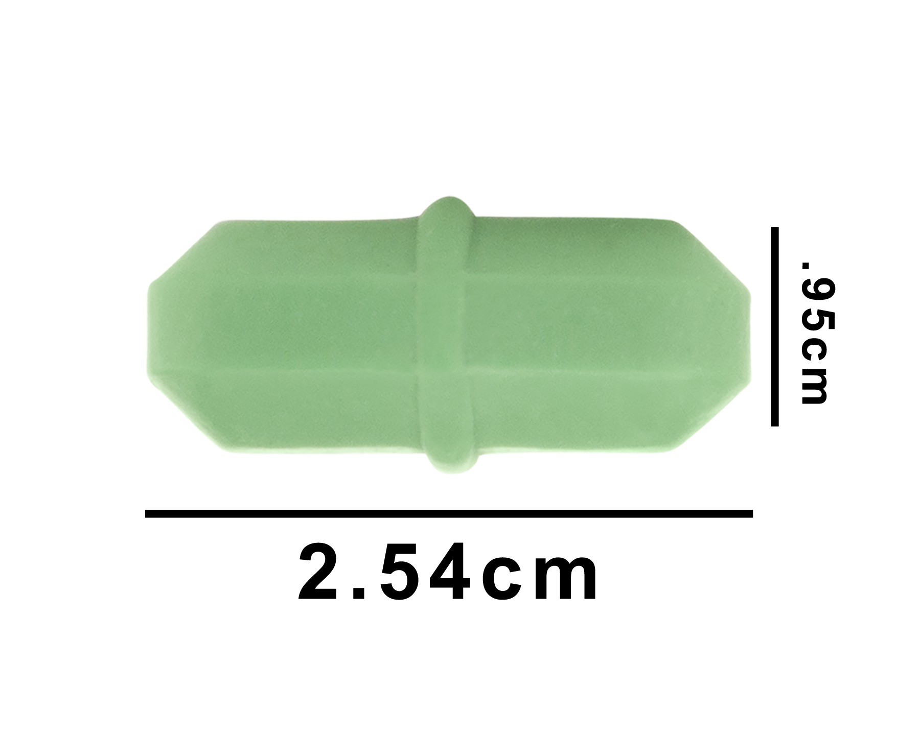 SP Bel-Art Spinbar Rare Earth Teflon Octagon Magnetic Stirring Bar; 2.54 x 0.95cm, Green