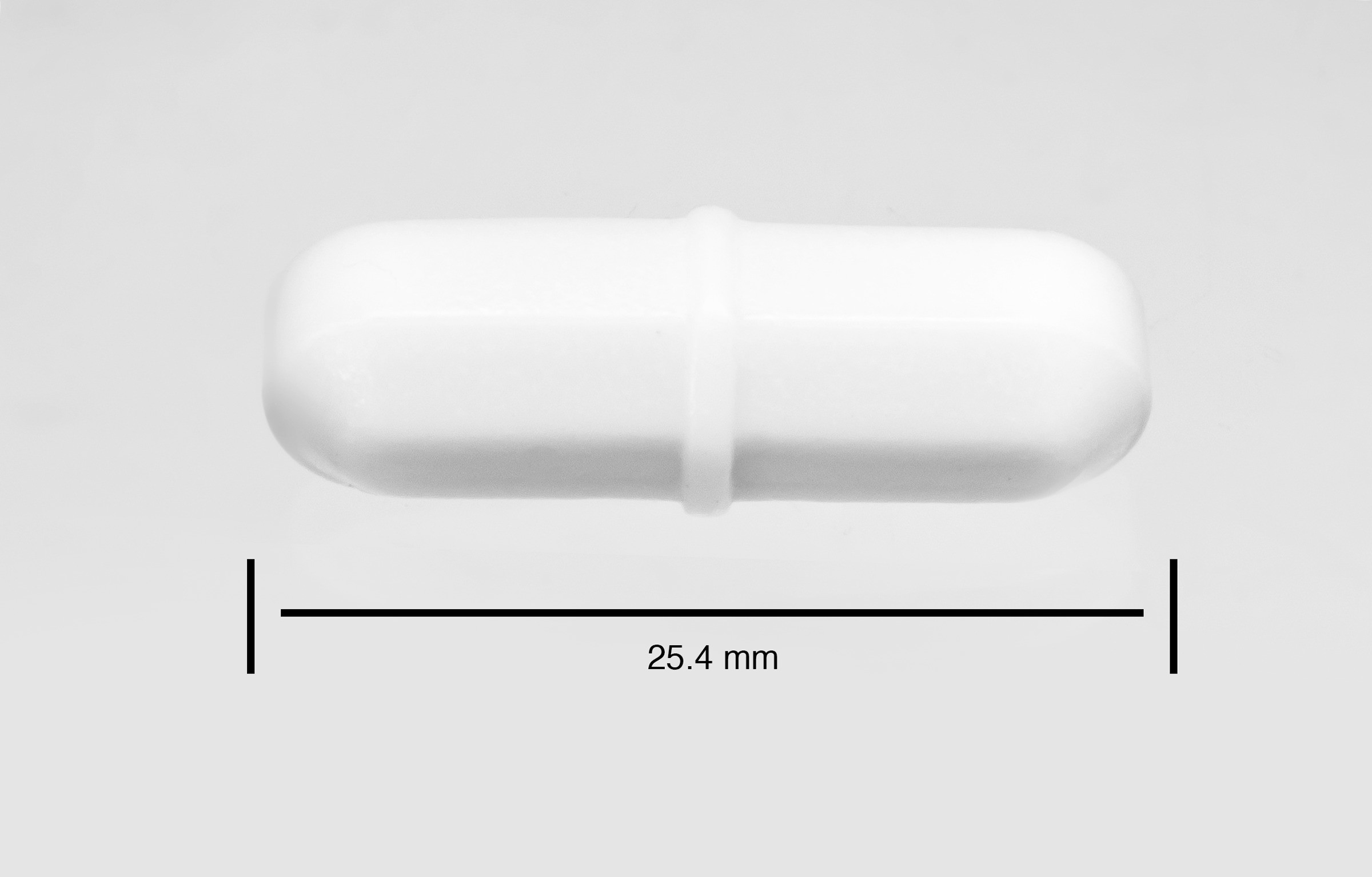 SP Bel-Art Spinbar Teflon Octagon Magnetic Stirring Bar; 25.4 x 8mm, White