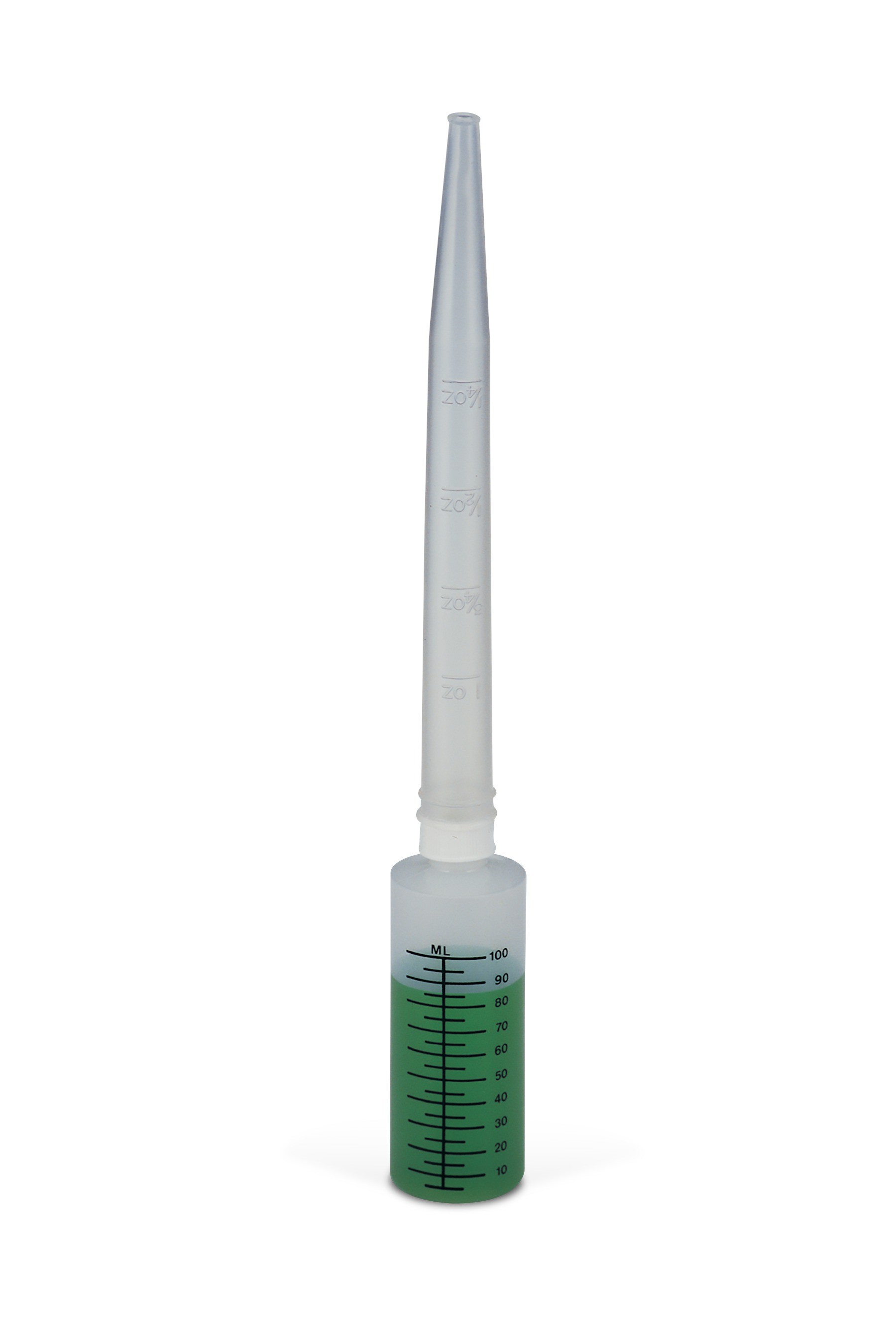 SP Bel-Art Sampler Syringe; 100ml, 11¾ in., Plastic