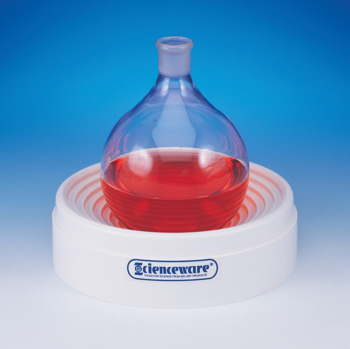 SP Bel-Art Polypropylene Round-Bottom Flask Support; For Flasks up to 10 Liters, 6¾ Diam. x 2 in.H