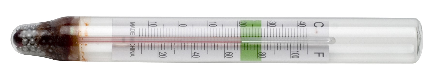 SP Bel-Art, H-B DURAC Liquid-In-Glass Aquarium Thermometer; -10 to 40C (20 to 100F), Organic Liquid Fill