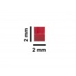 SP Bel-Art Spinbar Teflon Micro (Flea) Magnetic Stirring Bar; 2 x 2mm, Red