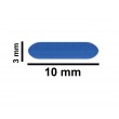 SP Bel-Art Spinbar Teflon Micro (Flea) Magnetic Stirring Bar; 10 x 3mm, Blue