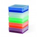 SP Bel-Art 81-Place Plastic Freezer Storage Boxes; Assorted Colors (Pack of 5)