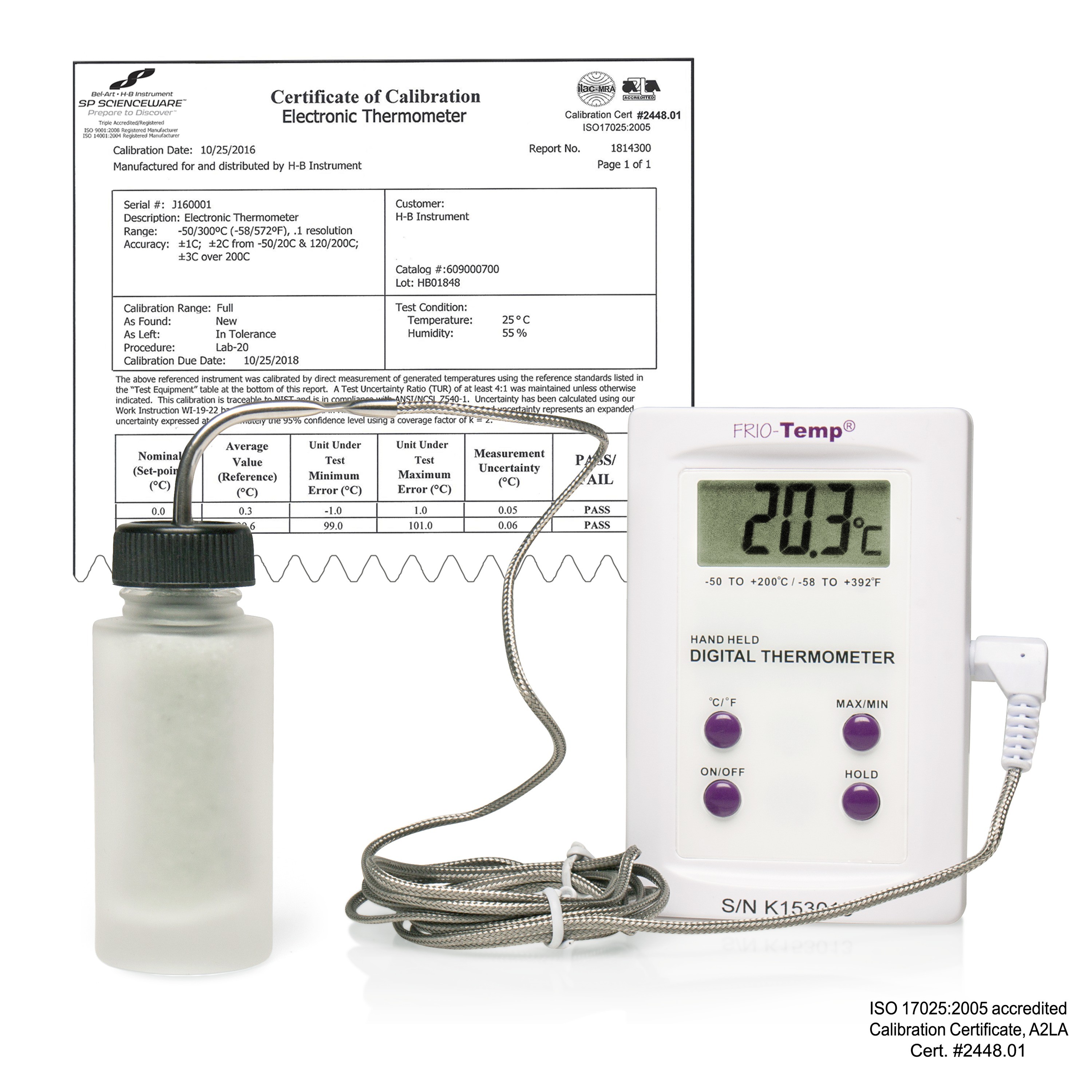SP Bel-Art, H-B DURAC RTD Electronic Thermometer