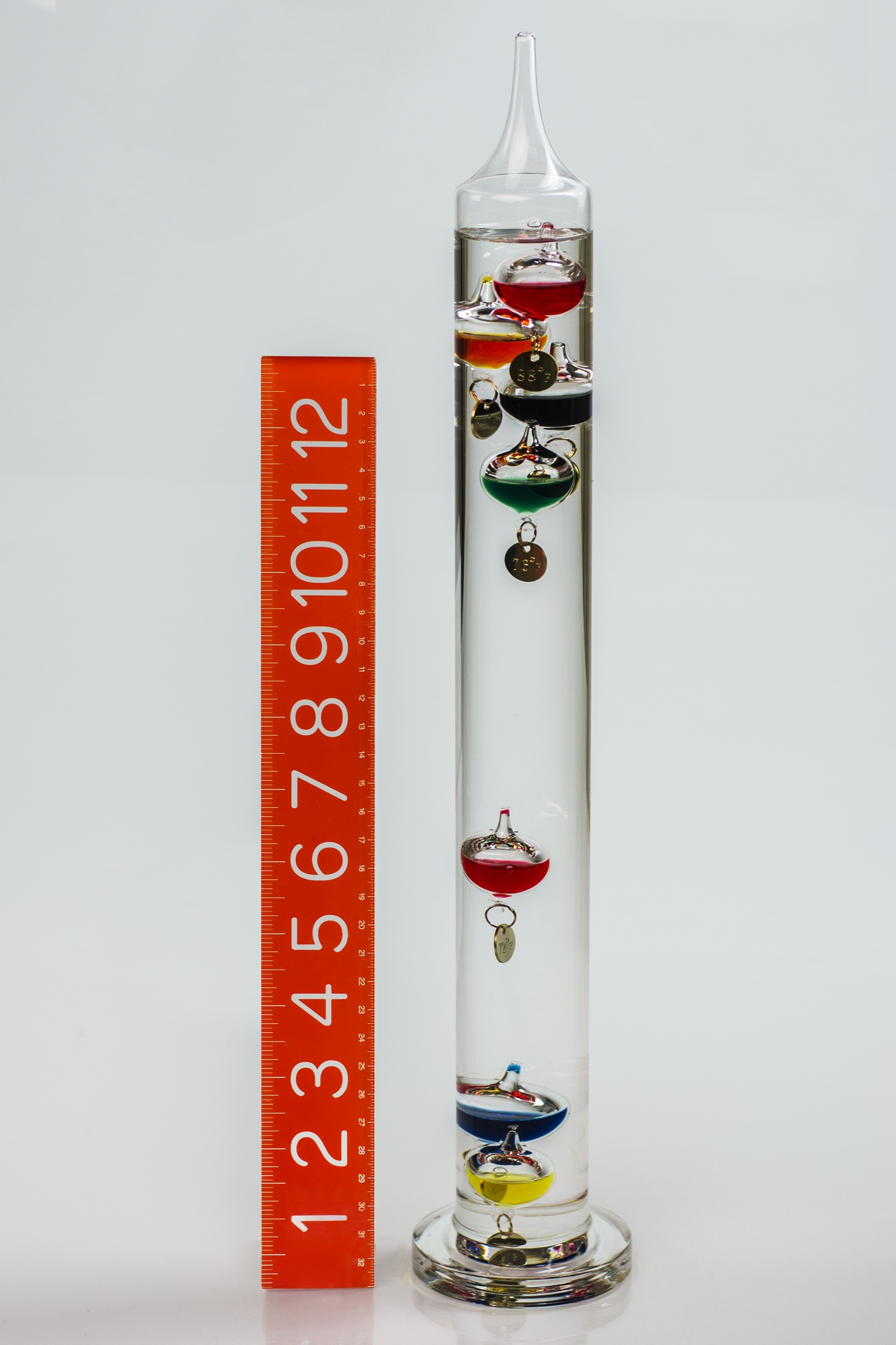 Galileo Glass Thermometer Indoor tabletop - household items - by