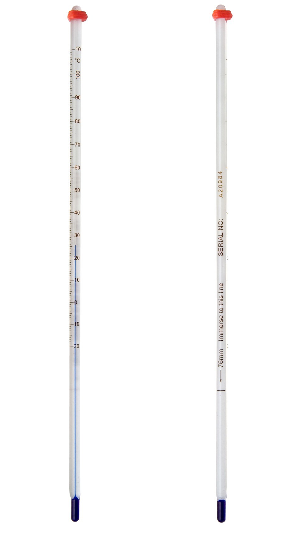 parts of a laboratory thermometer