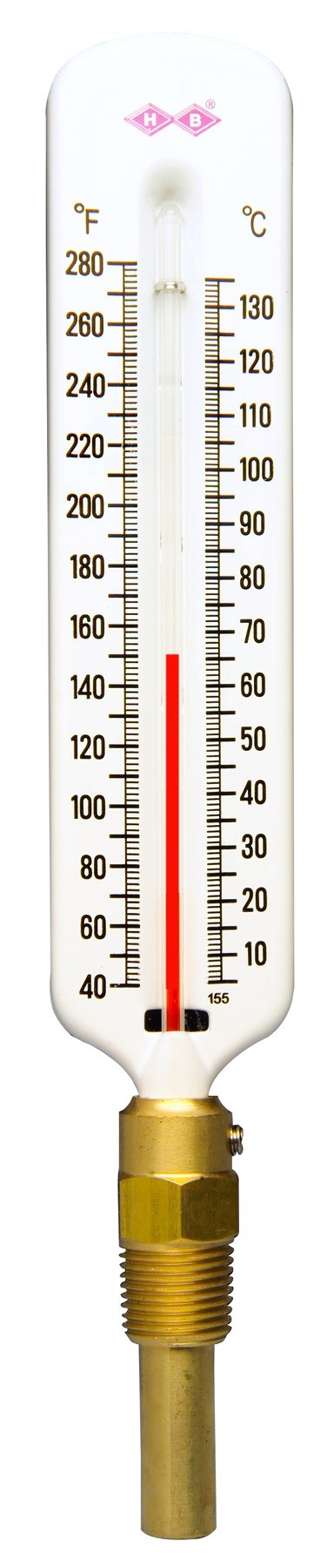 SP Bel-Art, H-B DURAC Hot Water/Refrigerant Line Liquid-In-Glass  Thermometers; Organic Liquid Fill
