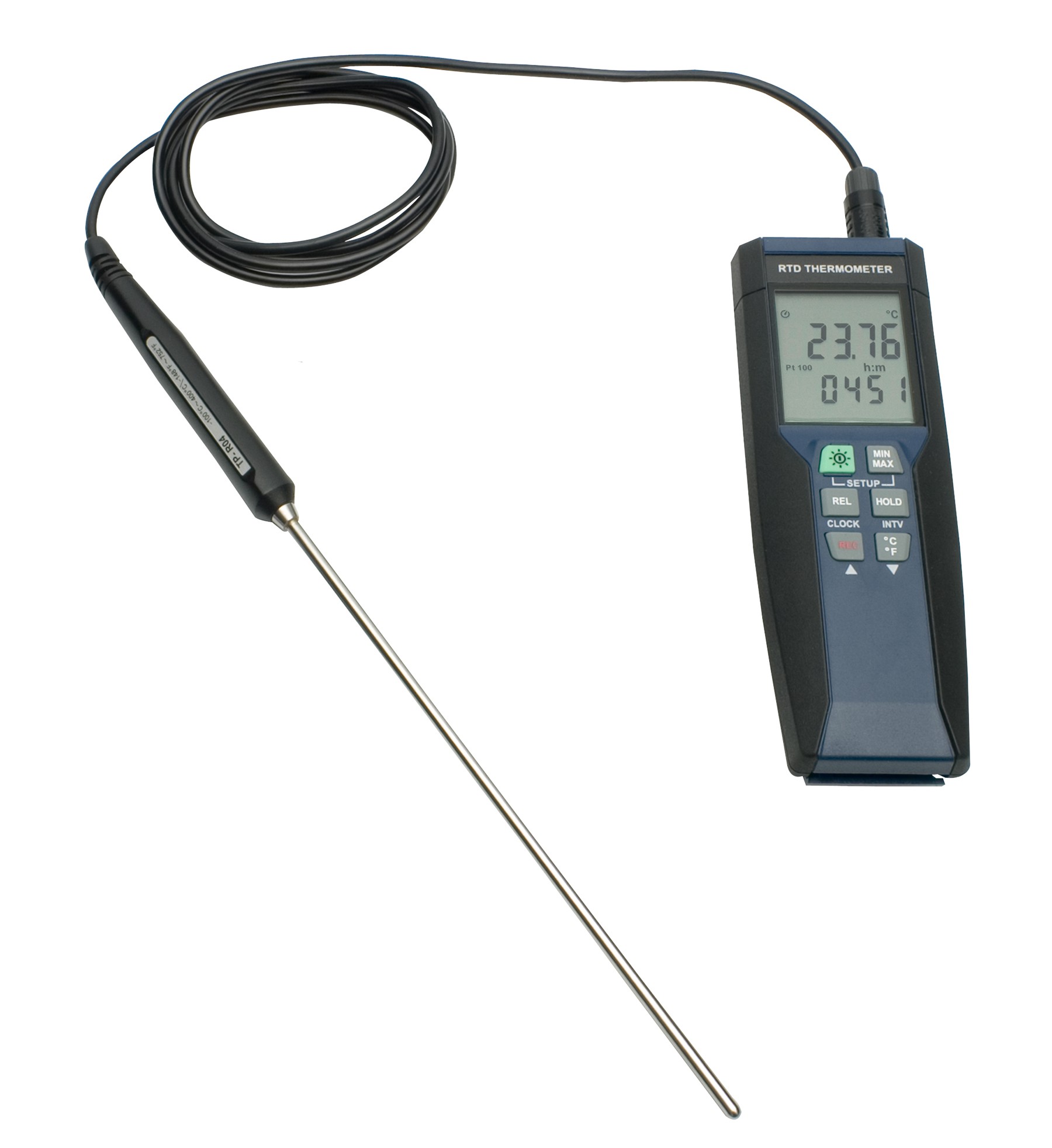 Wired digital thermometer with probe - Various small equipment: thermometers  - Analysis - Measurement - Microbiology 