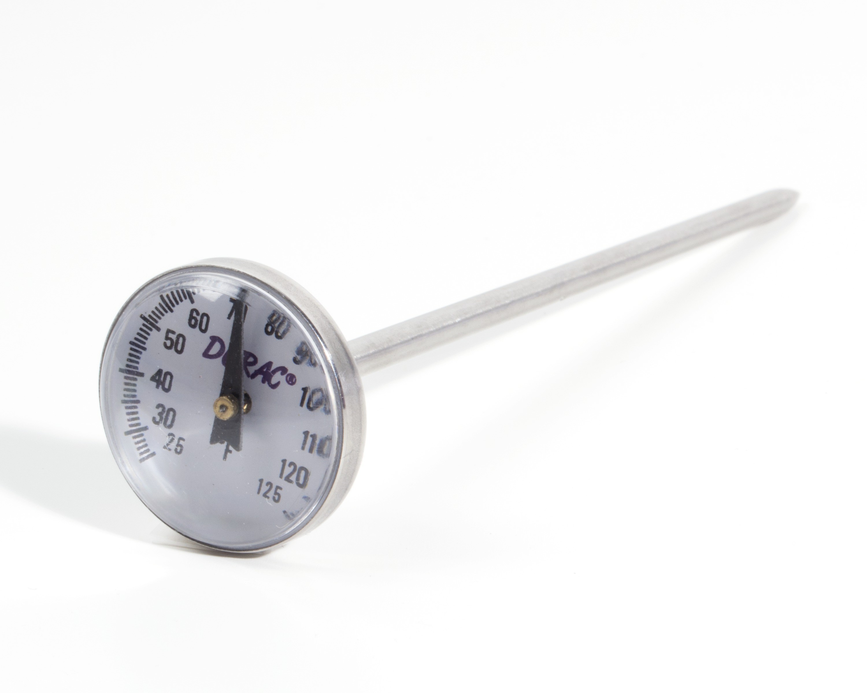 SP Bel-Art, SP Bel-Art, H-B DURAC Bi-Metallic Dial Thermometer; 70 to 400C  (150 to 750F), 1/2 in. NPT Threaded Connection, 75mm Dial